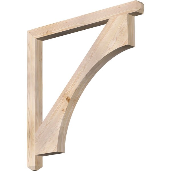 Ekena Millwork Westlake Craftsman Smooth Bracket, Douglas Fir, 3 1/2"W x 46"D x 46"H BKT04X46X46WTL04SDF - main